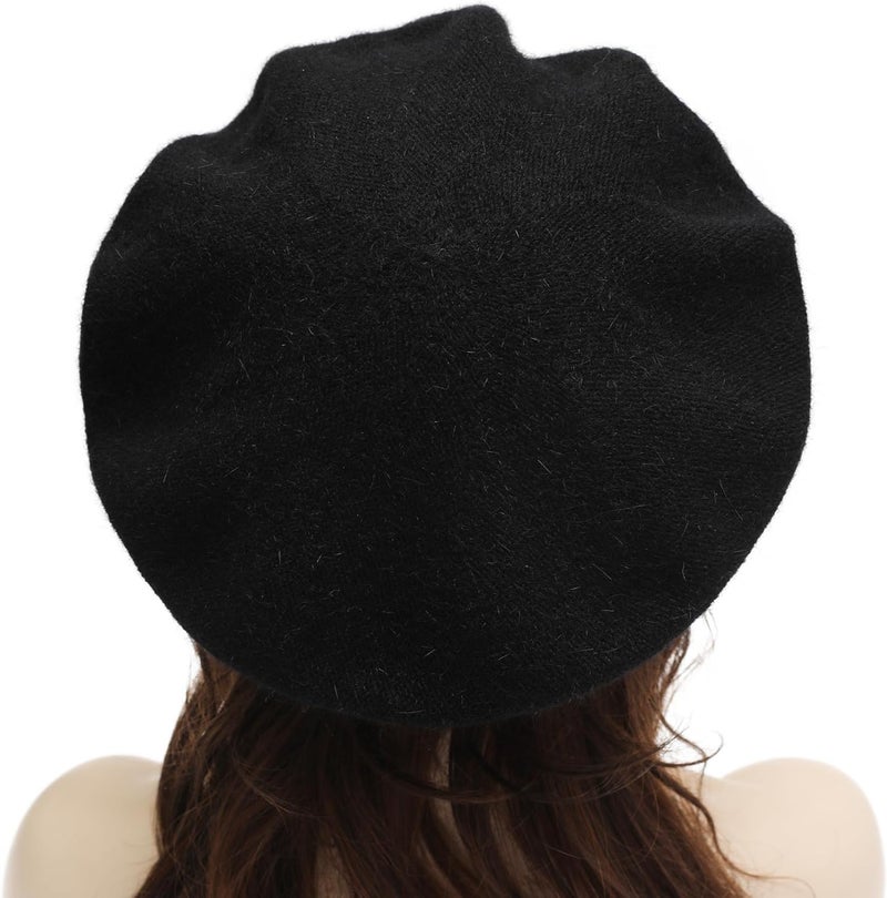 ZLYC French Beret Hat Fashion Print Lightweight Winter Warm Artist Hat for Women - Image 3